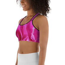 Load image into Gallery viewer, Rose Petals Sports bra