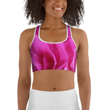 Load image into Gallery viewer, Rose Petals Sports bra