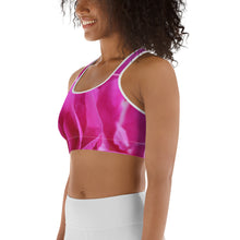 Load image into Gallery viewer, Rose Petals Sports bra