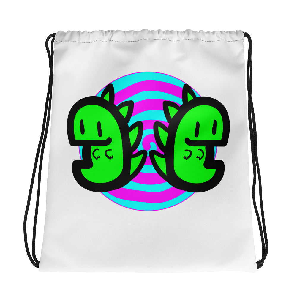 Dino Warp Drawstring bag