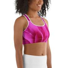 Load image into Gallery viewer, Rose Petals Sports bra
