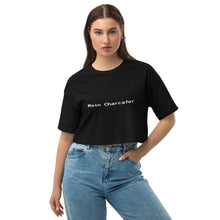 Load image into Gallery viewer, Main Character Shoulder Crop Top
