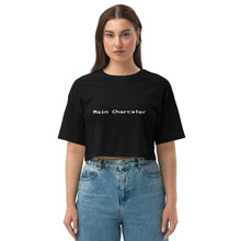 Load image into Gallery viewer, Main Character Shoulder Crop Top
