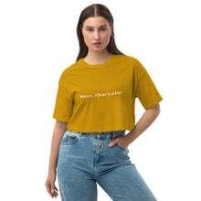 Load image into Gallery viewer, Main Character Shoulder Crop Top
